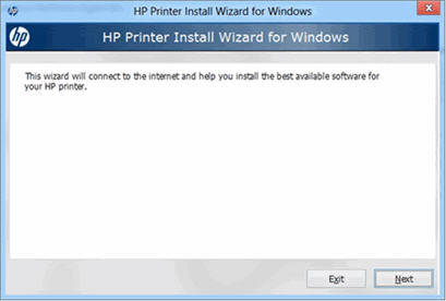 HP Printer setup windows 8